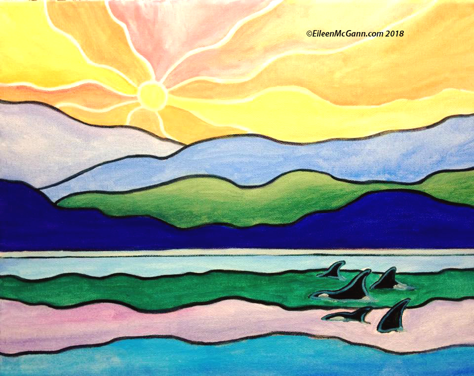 Nov 2018 Orcas Paint night painting
